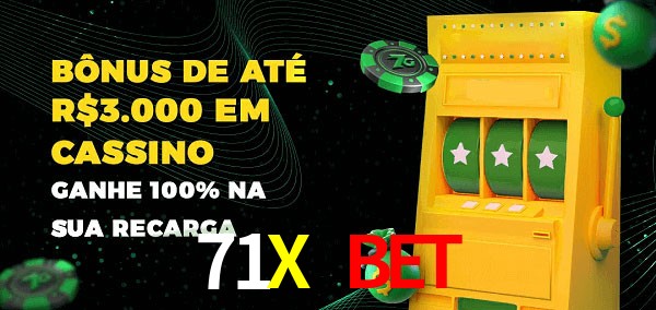 71X Bet melhor bônus de depósito